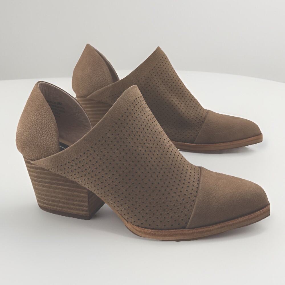 STEVEN By Steve Madden Women's Skelos Perforated Ankle Booties‎ Size 6 M NWOB